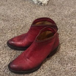 Very Volatile Red Booties